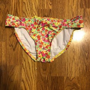 Floral swim suit bottoms